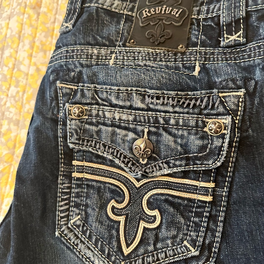 Rock Revival Blue Straight Jeans